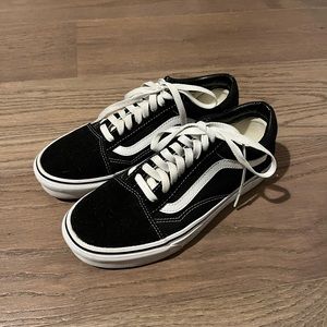 black old skool vans
